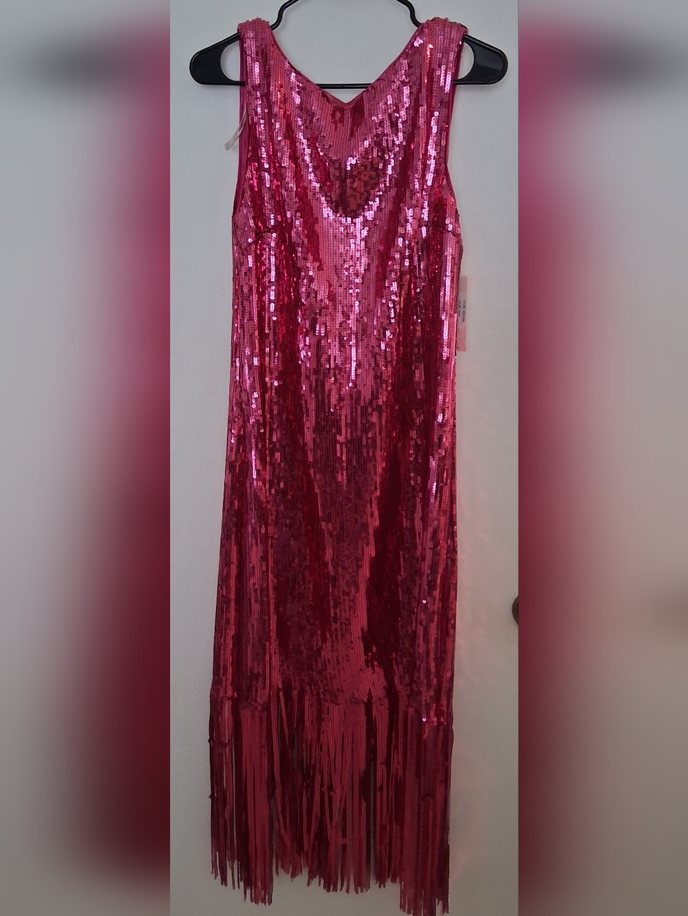 Nanette Lepore Hot Pink Sequin Maxi Skirt